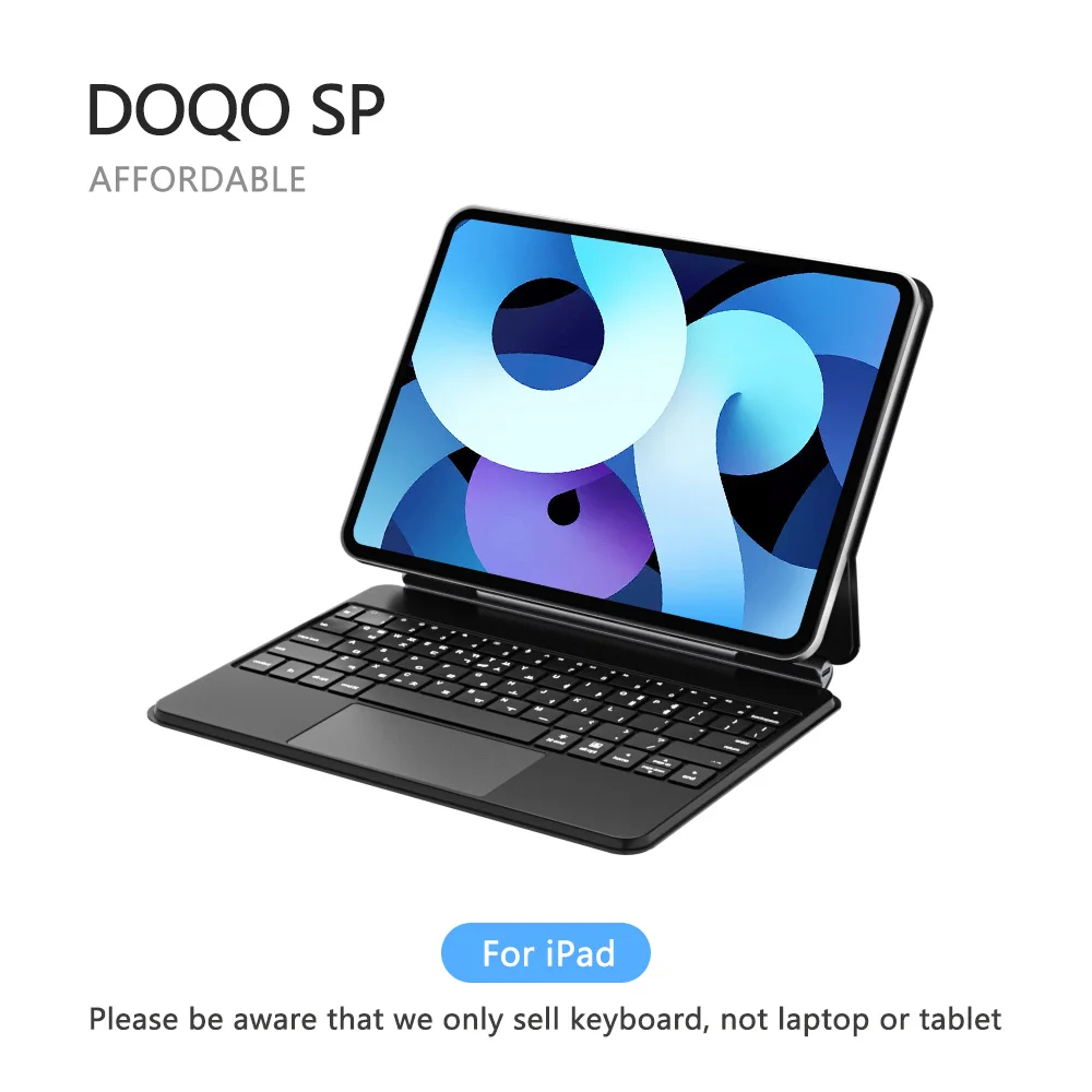 DOQO SP: Чехол для Magic Keyboard беспроводной белый трекпад Bluetooth iPad Pro 11 дюймов и Air4 5 10 9 с