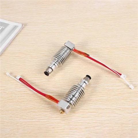 2шт Прочный экструдер Hotend с головкой V5 J Горячие детали для 3D-принтера диаметром 0,4 мм для Anycubic I3 Mega 3D-принтер с нитью накала 1,75 мм