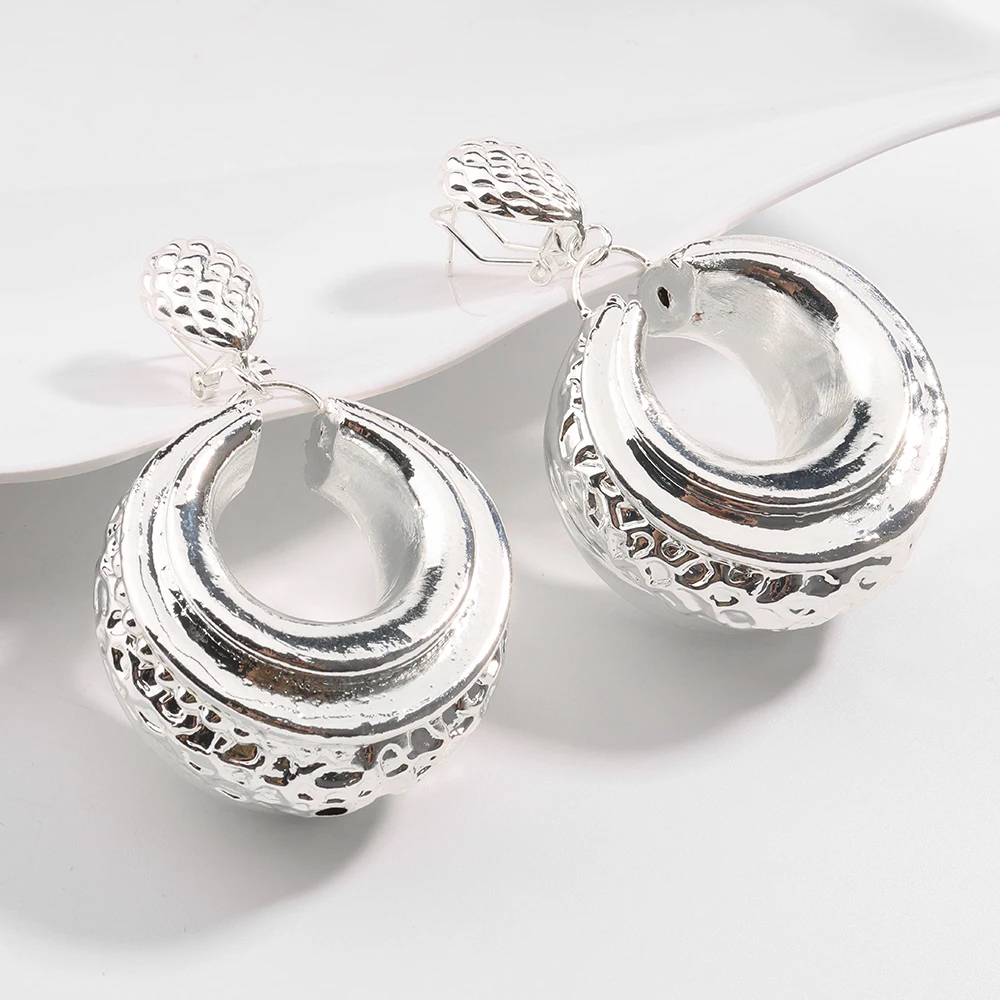 YM Jewelry Sets for Women Trendy Necklace And Earrings Copper Pendant Brazilian Dubai 18k Gold Color Jewelry For Wedding Party