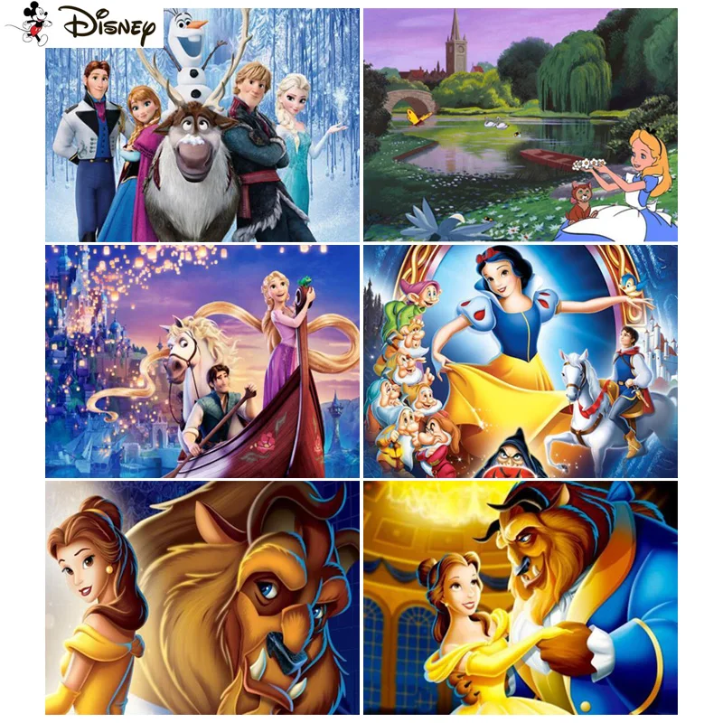 

Алмазная вышивка Disney 5D, набор для рукоделия «мультяшный персонаж», картина для творчества, вышивка крестиком, украшение для дома, подарок