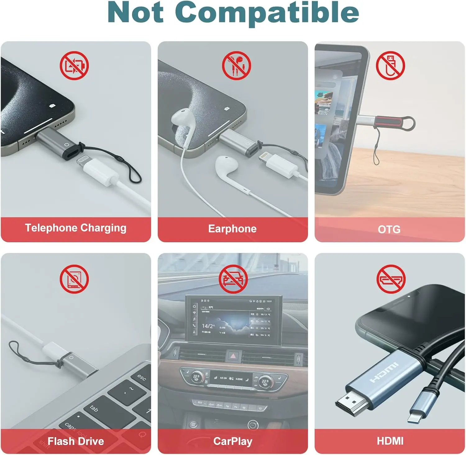 Адаптер зарядного устройства USB-C для Apple Pencil 1-го поколения | 8-контактный адаптер