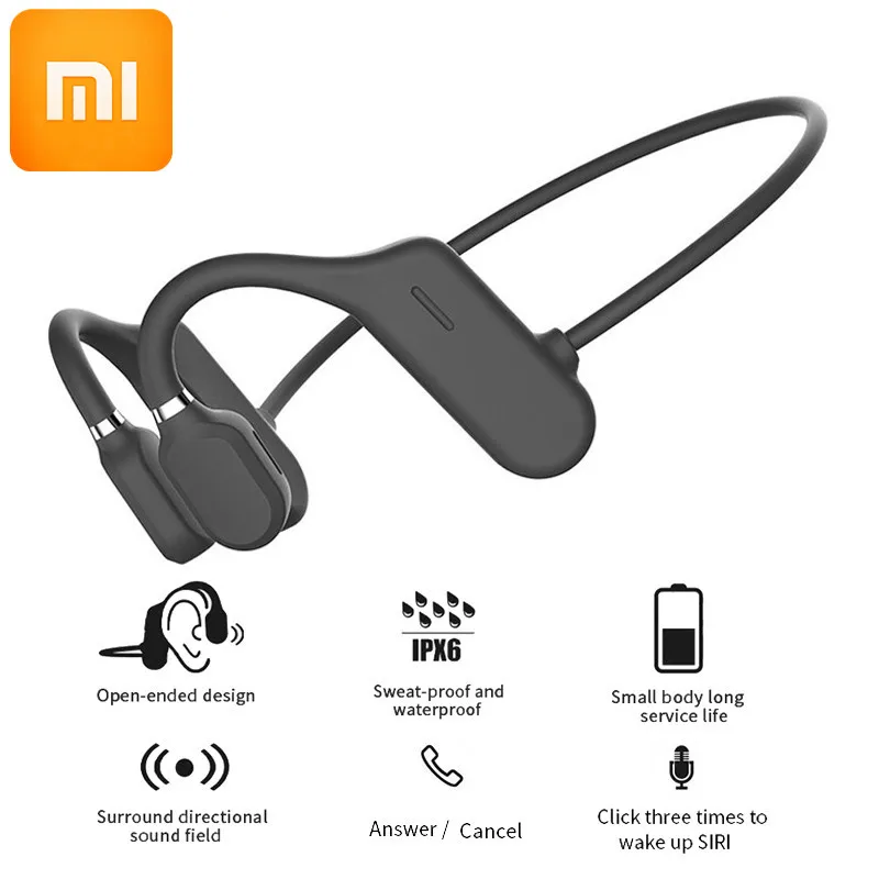 

Спортивные наушники с костной проводимостью для xiaomi, легкие Bluetooth 5,0, беспроводные наушники с ушным крючком, водонепроницаемая гарнитура