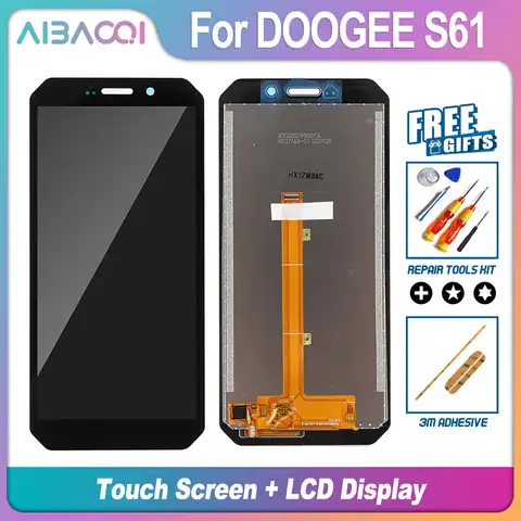Бренд AiBaoQi, новый дисплей в сборе, замена для телефона DOOGEE S51 S61 S61 Pro