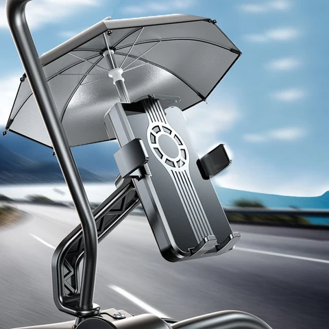 Вращающийся на 360 ° держатель для телефона на электровелосипед для iPhone, для езды на горном велосипеде, мотоцикле, нескользящий Кронштейн-подставка для езды на велосипеде