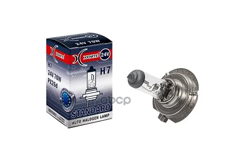 Галогенные Лампы (12V) H7 Standard (24V) (Упаковка 1 Шт.) Xenite арт. 1007065