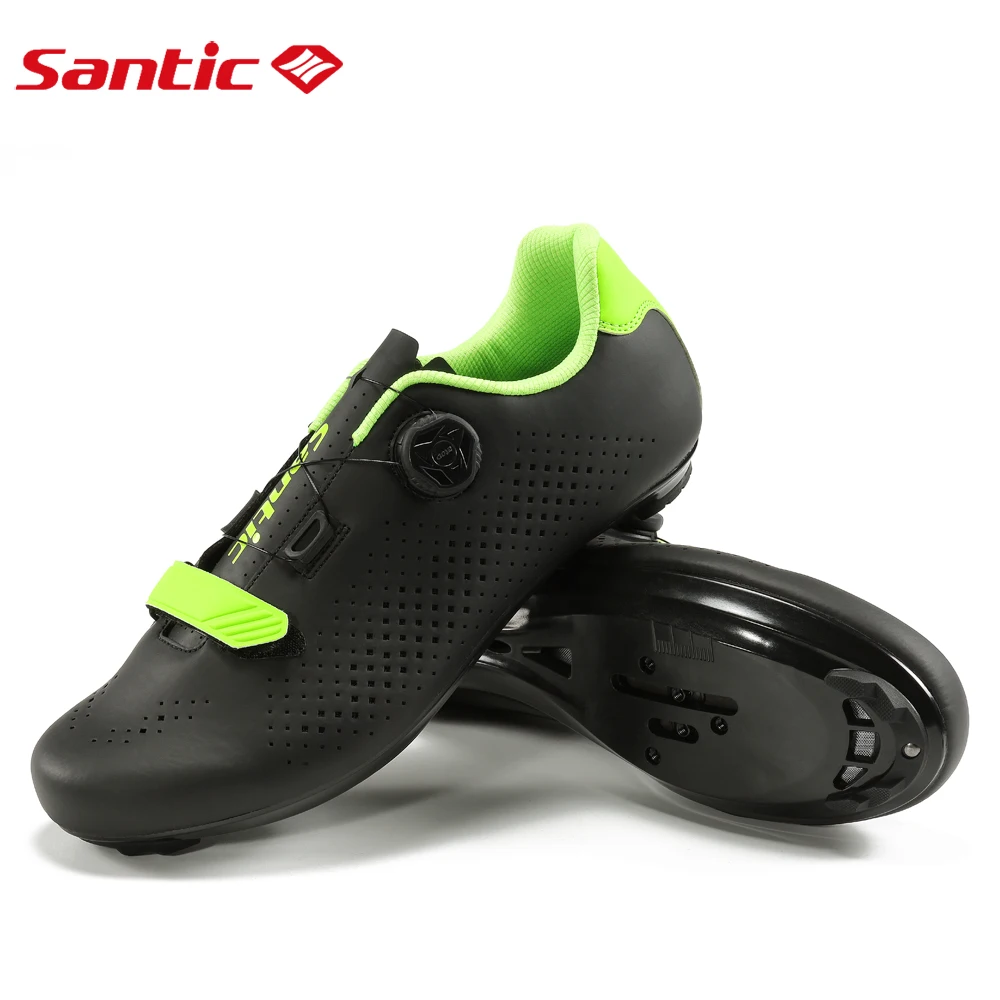 Santic Cycling Road Lock Shoes Mountain Bike Bike Outdoor Riding Sports Belt Lock Comfortable Breathable Biking Sneakers Unisex