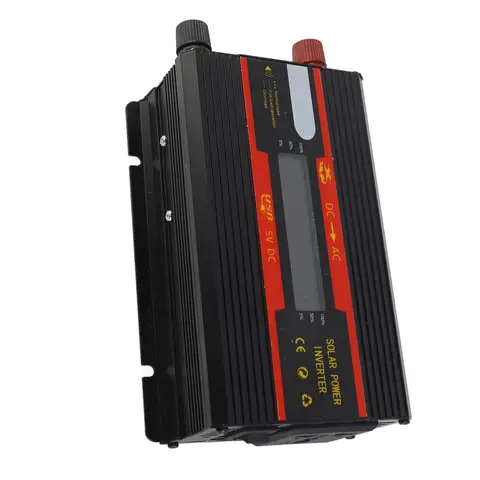 DC 12V в AC 220V Автомобильный инвертор 3000W Пиковая мощность ЖК-дисплей Модифицированный синусоидальный преобразователь