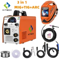 220v 160a hitbox mt2000 ii welding machine 3 in 1 tig arc mig welder co2 mix flux gas gasless soldering available for household