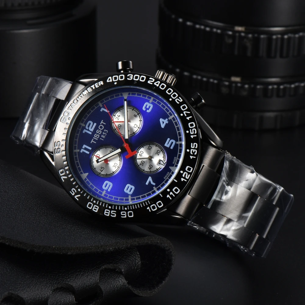 2024 Можно вращать 3 глаза 6 игл силиконовый ремень стальная лента кварцевый