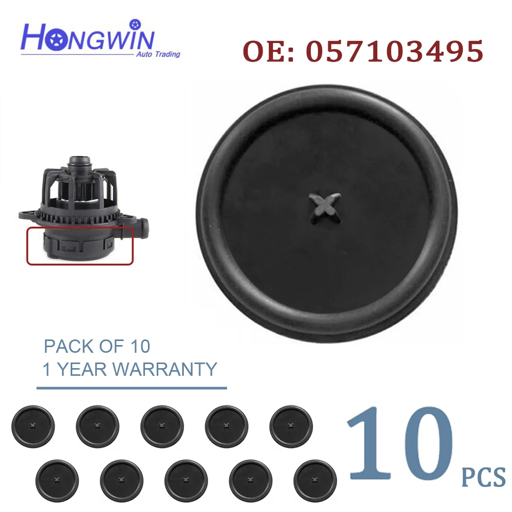

5/10pcs 057103495 PCV Valve Cover Membrane For Audi A4 5 6 VW 2.7 3.0 4.0 4.2 TDI 057103495AA 95510704001 05A103495 059103495G
