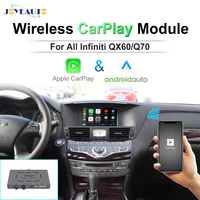 joyeauto wireless apple carplay for infiniti screen 2015 2019 q70 qx60 android auto mirror wifi netflix car play free shipping