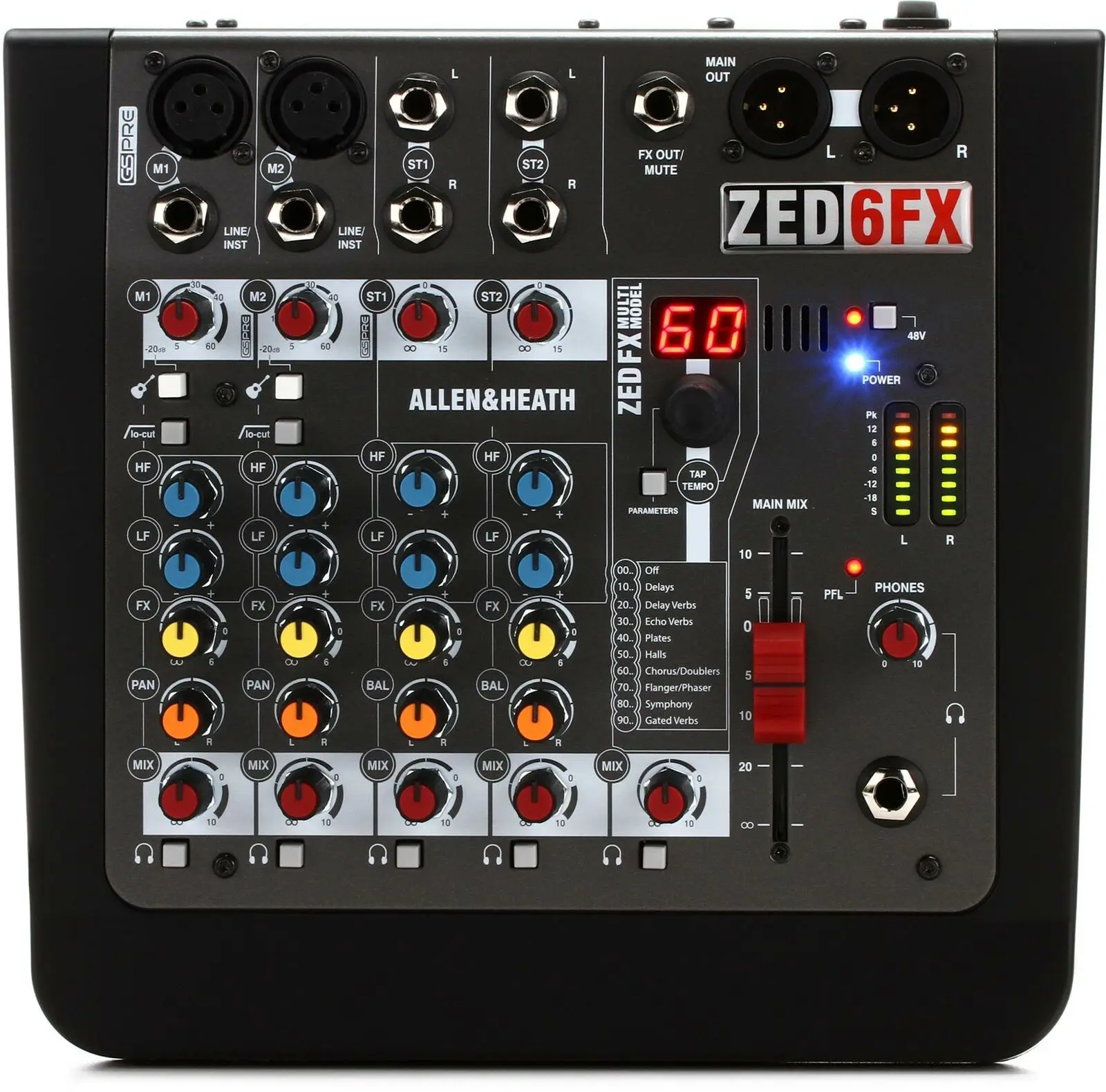 

END OF THE YEAR SALES Allen & Heath ZED-6FX 4-channel Mixer with Effects
