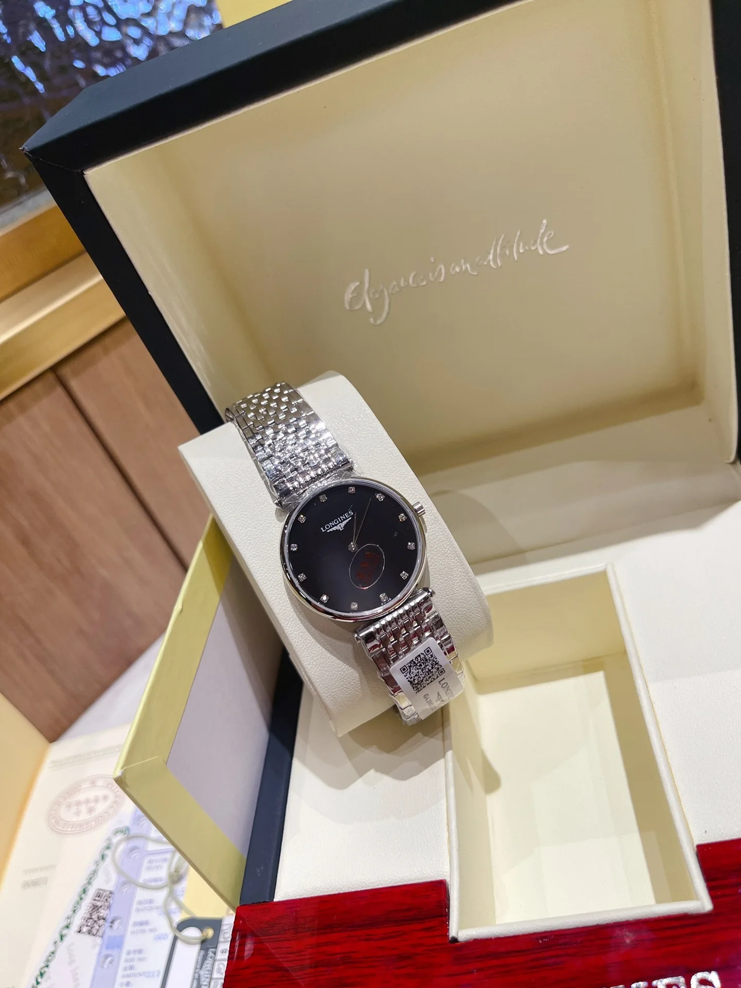 точная копия 1:1 Кварцевые Longines НаручНые Женские Лучший Бренд Роскошные
