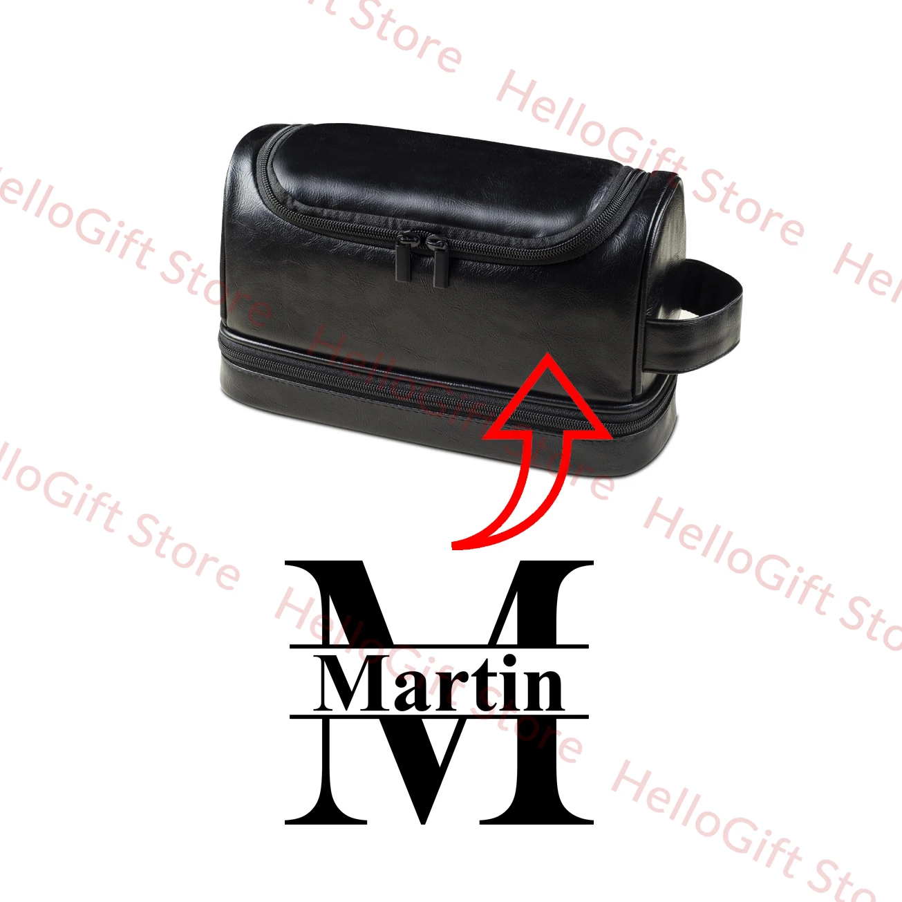 

Персонализированная большая водонепроницаемая сумка для туалетных принадлежностей, кожаный косметический органайзер с подвесным крючком, дорожная сумка для бритья для женщин и мужчин