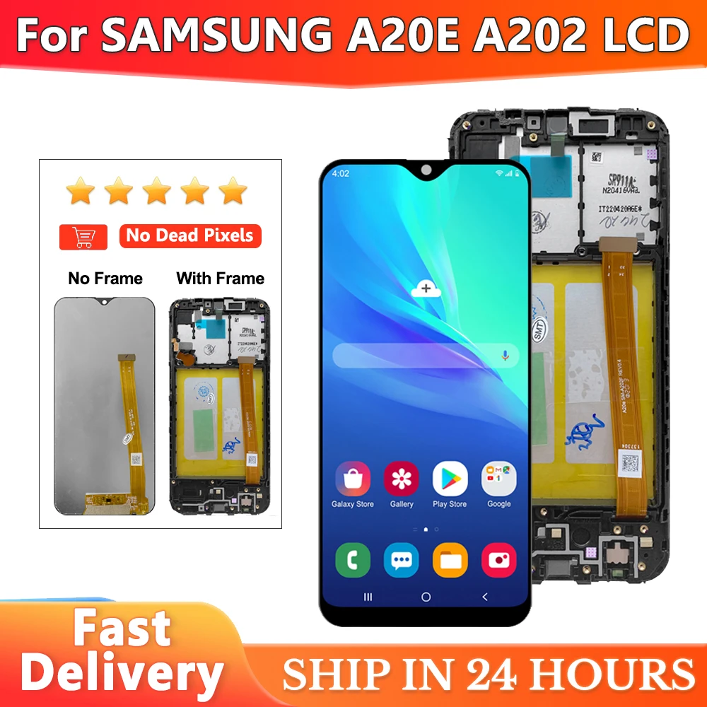 5 8 &quotЖК-дисплей для Samsung A20e ЖК-дисплей A202 A202F A202DS Замена сенсорного дигитайзера в