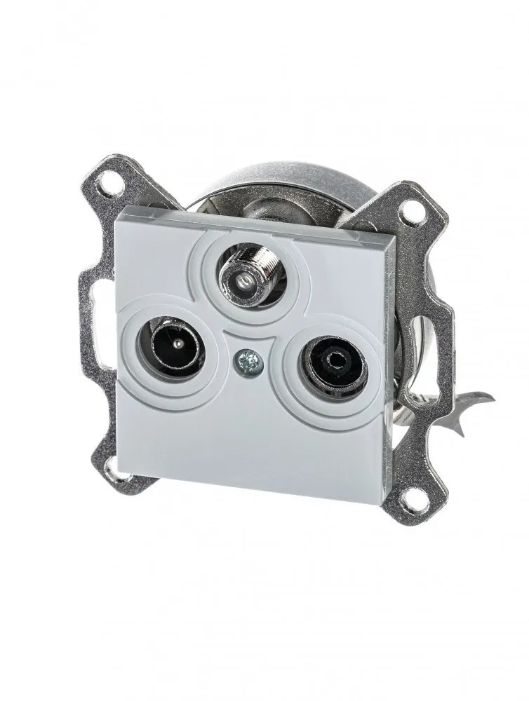 ABB Levit cерый  белый Розетка TV-R-SAT серый 2CHH083303A6016 (art.: 3920bfbe34a85) - 3920bfbe34a85