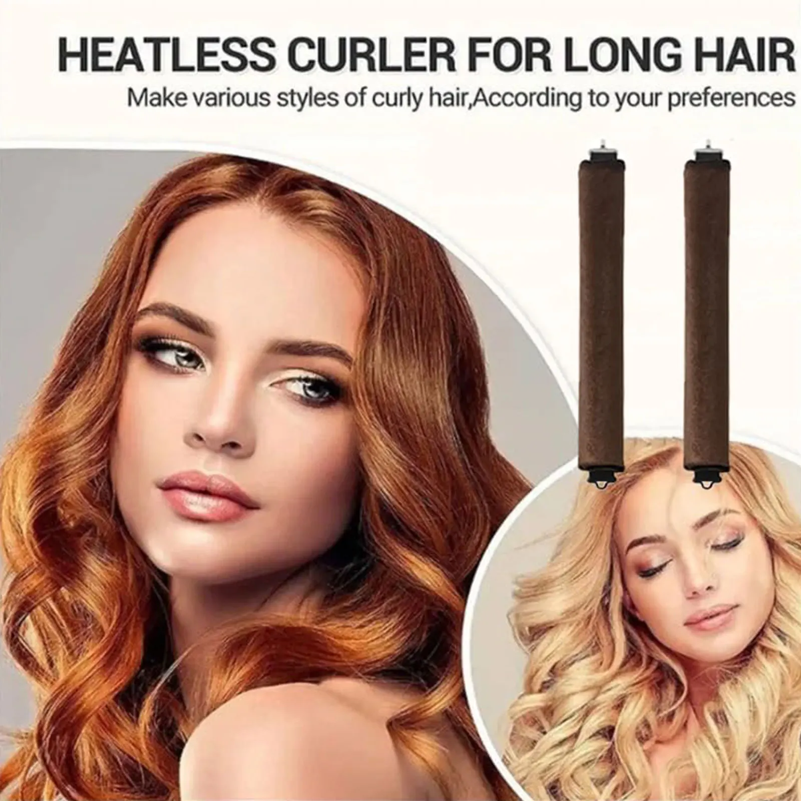 Бигуди для завивки волос цвета хаки 3 упаковки толщиной см всех типов