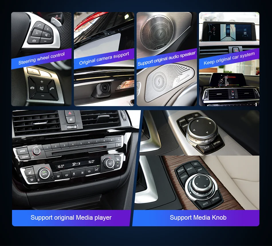 Новый автомобильный радиоприемник Android 14 экран для BMW X1 F48 2016-2022 CarPlay