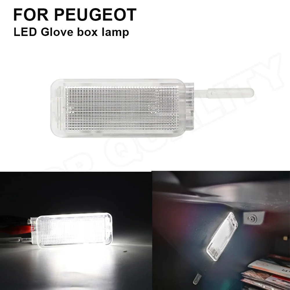

For Peugeot 206 207 301 2008 3008 307 308 408 508 1x Led Interior Glove Box Light Luggage Trunk Lamp OEM Part Number：6362N6