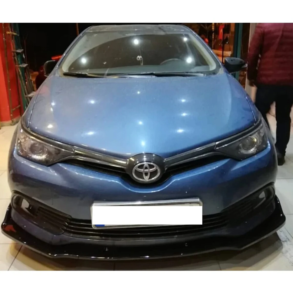 Аксессуары для Toyota Auris автомобильный передний бампер губа черный диффузор кузов