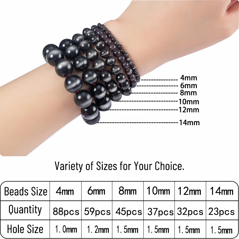 Бусины из натурального камня sonow потрескавшийся кристалл круглые бусины