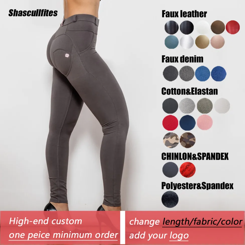 Shascullfites Tailored Mid-Rise Straight Leg Pants Olive Green Summer Skin-fit Elastic Skinny Push Up Leggings Stretch Pants