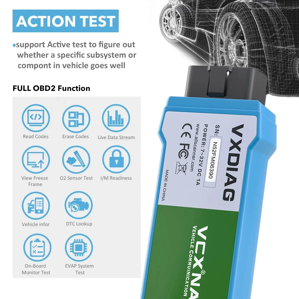 VXDIAG VCX NANO для JLR SDD V160.01 OBD2 диагностические инструменты автомобильный