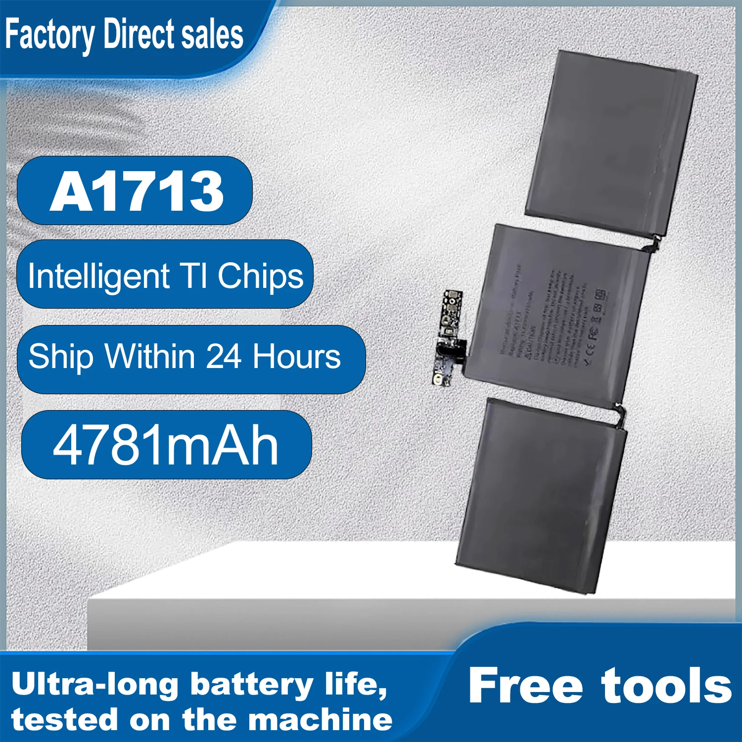 Новый аккумулятор для ноутбука A1713 A2171 MacBook Pro 13 дюймов A1708 A2159 A2289 A2338 L42 XT2 компьютер