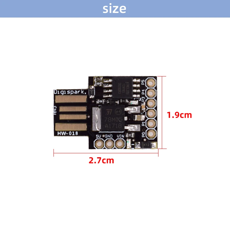 ATTINY85 Digispark kickstarter DC-DC 3A Регулируемый понижающий модуль LM2596 регулятор напряжения 24