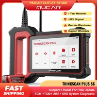 thinkcar thinkscan plus s6 obd2 automotive scanner ecmtcmabssrs systems 5 reset maintenance lifetime free diagnostic tool