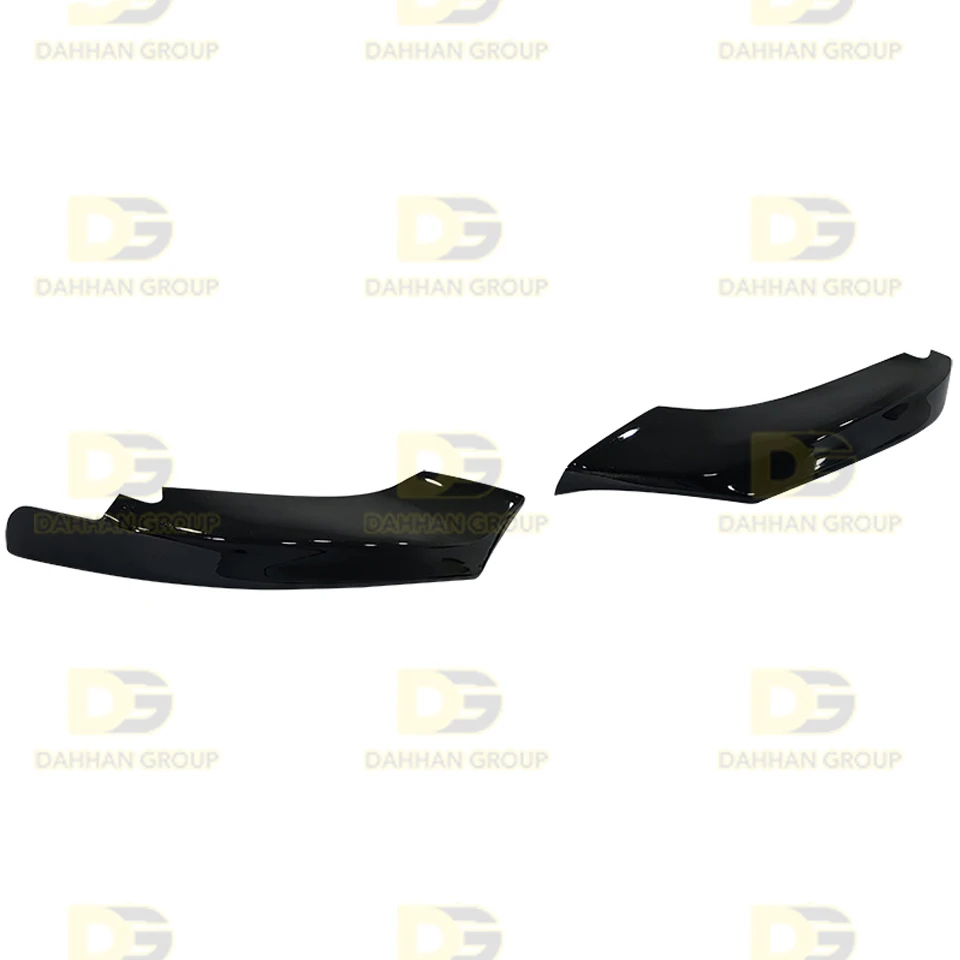 B.M.W 4 Series F32 F36 M Tech 2014 - 2020 Front Bumper Corner Flaps Extension Left and Right Piano Gloss Black Plastic enlarge