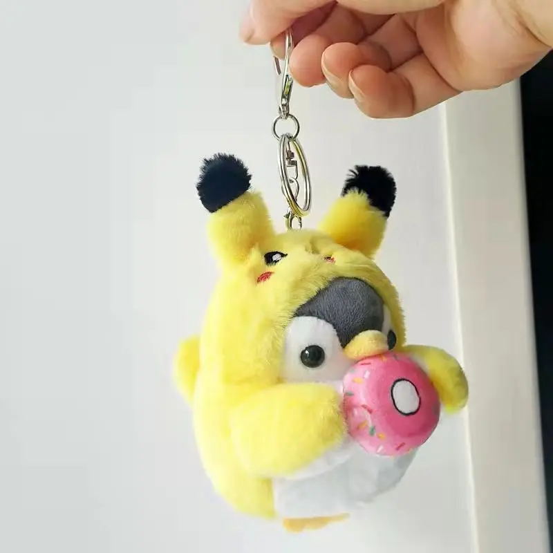 

2023 New Plush Key Chain Penguin Cute Children Toys Automobile Decoration Bag Pendant Birthday presents For Boys And Girls