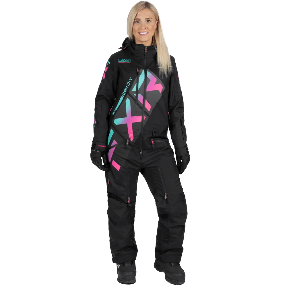 Комбинезон FXR CX без утеплителя Black/Mint-Electric Pink Fade 8 232940-1054-08 |