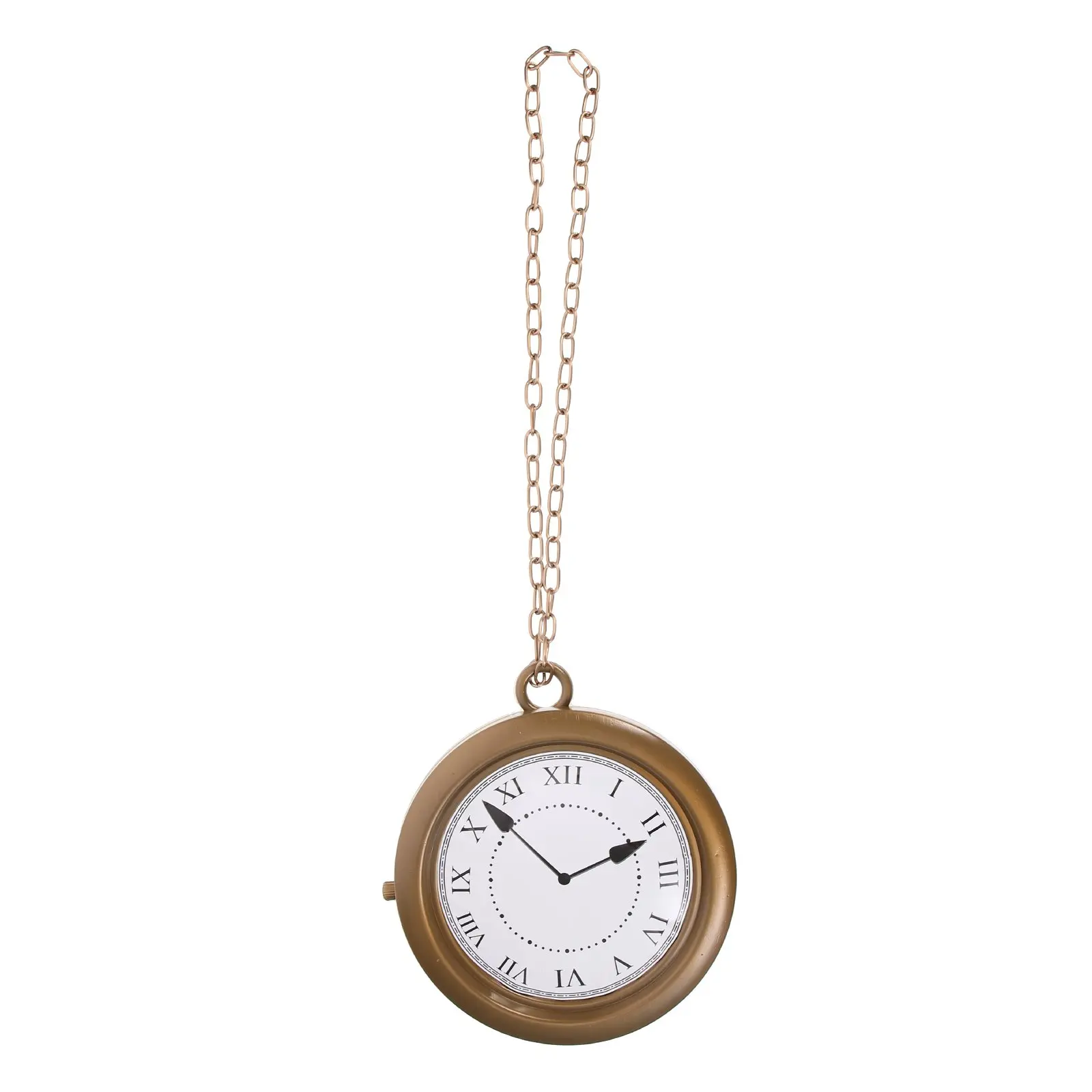 Gold Clock Necklace