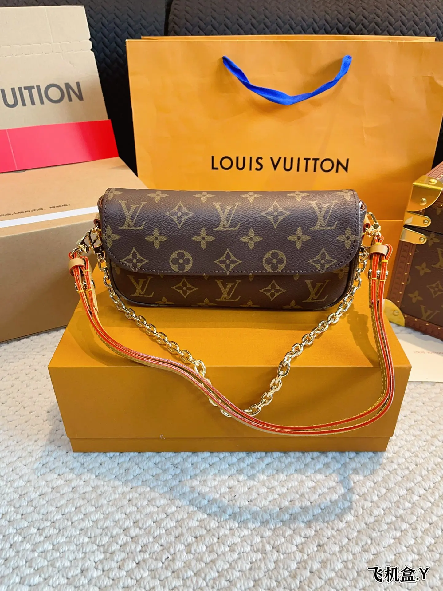 LV Louis Vuitton Tote Cope 1:1 2024 Новая женская сумка-кошелек через плечо модная