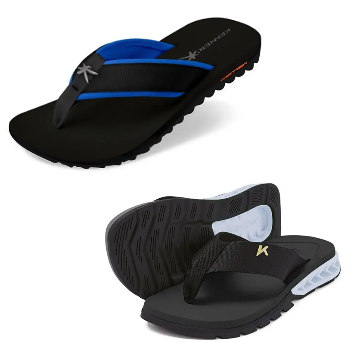 

Chinelo Kenner KIT 2 PARES Sandalia Masculina Lançamento 2022/LOJA JOHN OLIVER