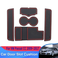 car door groove mat for vw volkswagen passat cc 20092017 anti slip rubber styling cushion rubber mats stickers car accessories