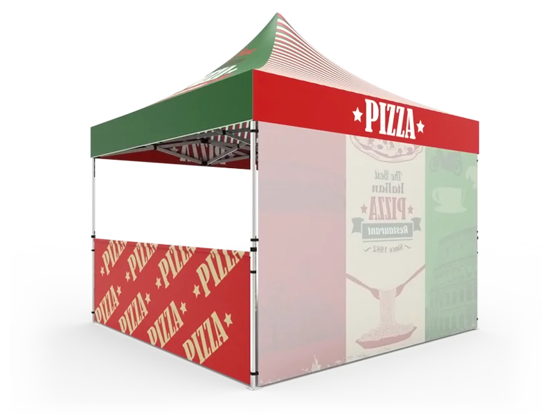 10x10ft навес под заказ палатка и односторонняя полная задняя стенка 2 односторонние