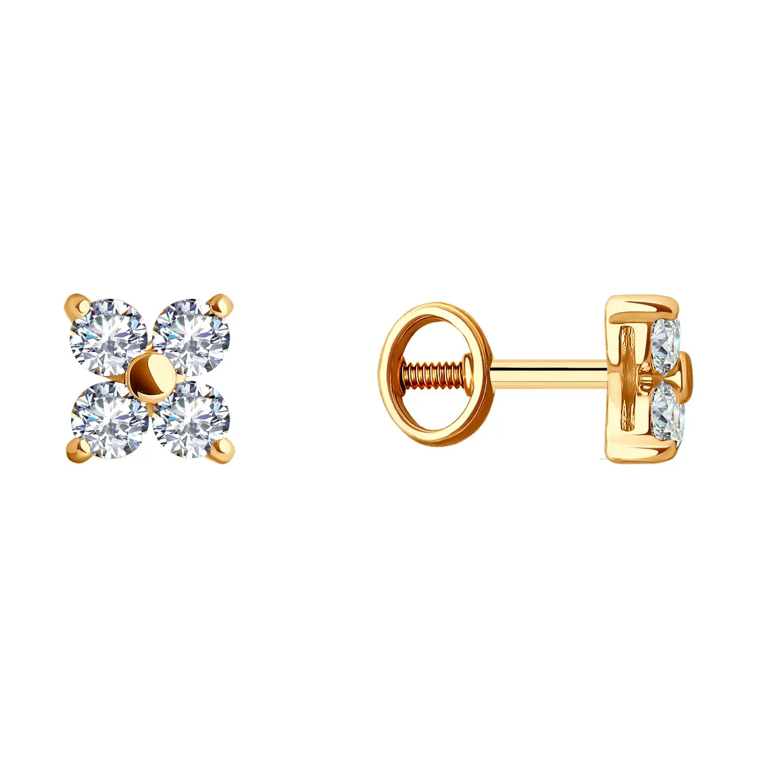 Серьги из золота ЯХОНТ Ювелирный Арт. 2717483