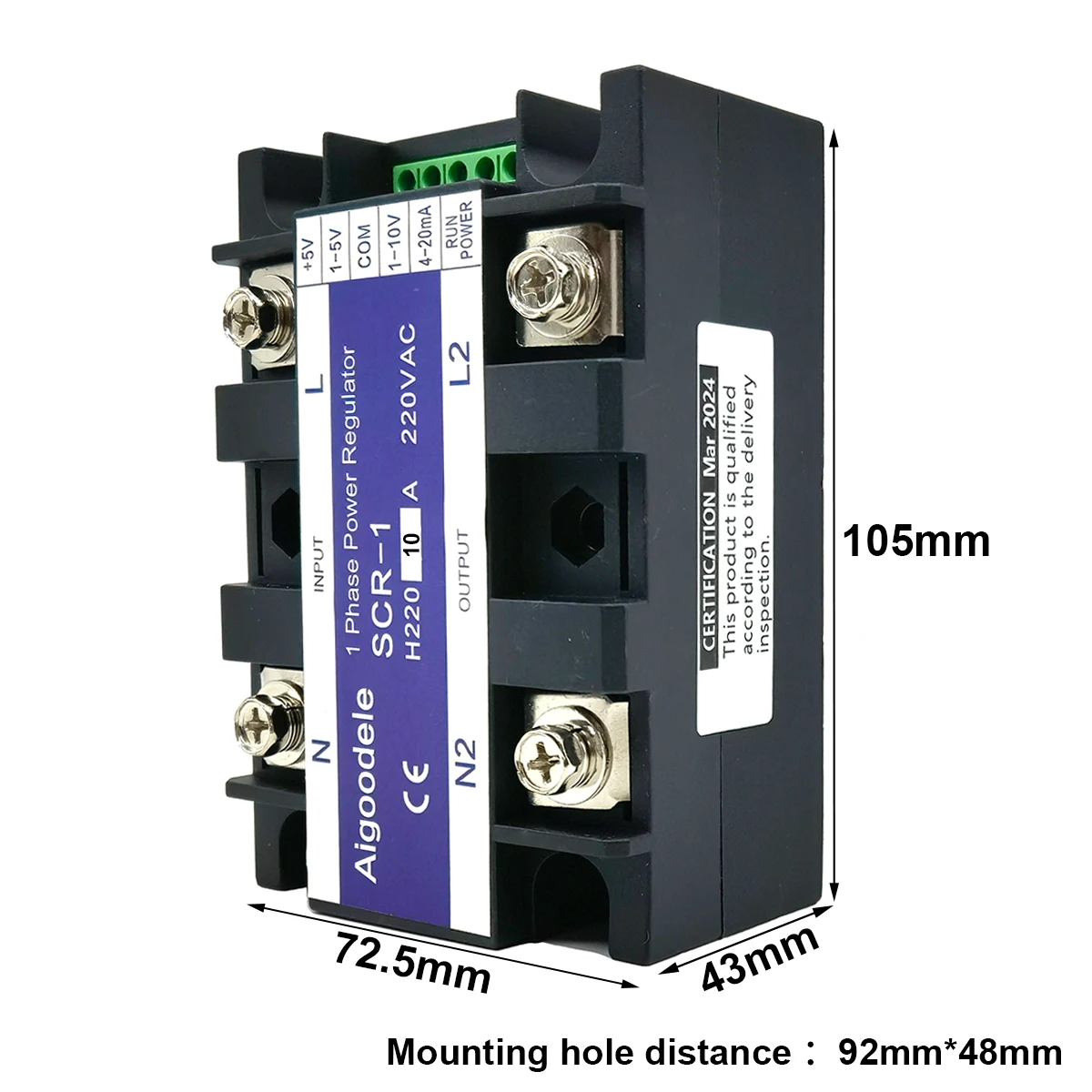 

Регулятор напряжения SCR-1 220В