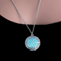 creative openwork luminous chain necklace fashion new choker pendant necklaces for women fashion jewelry gifts collares