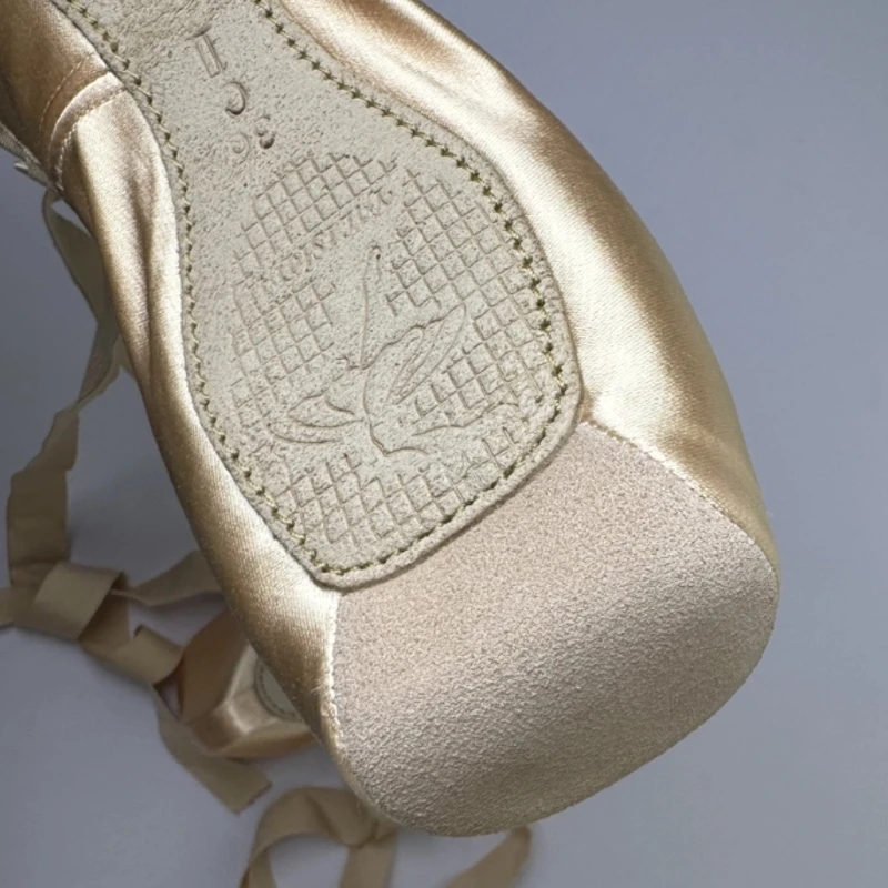 Кожаные балетки yalisidai тихий носок прочный хвостовик тренировочная танцевальная