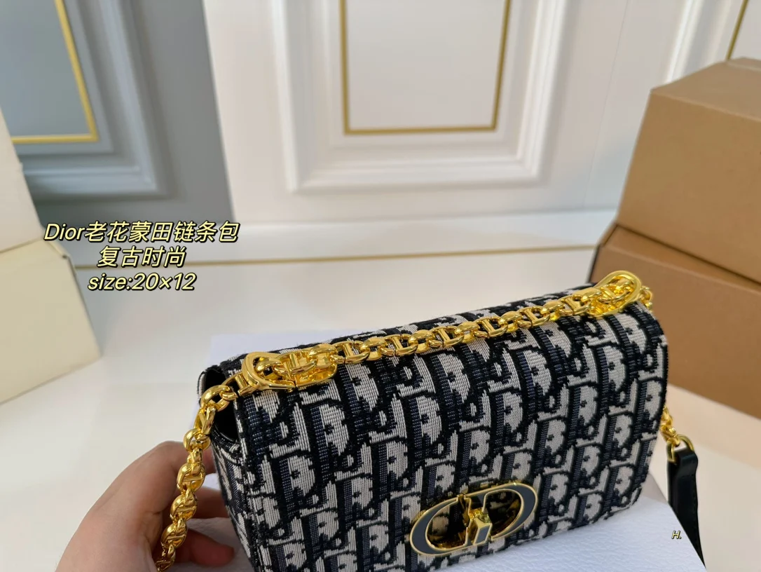 Сумки на плечо Dior Женская новая сумка высокое качество через Кожаная мода