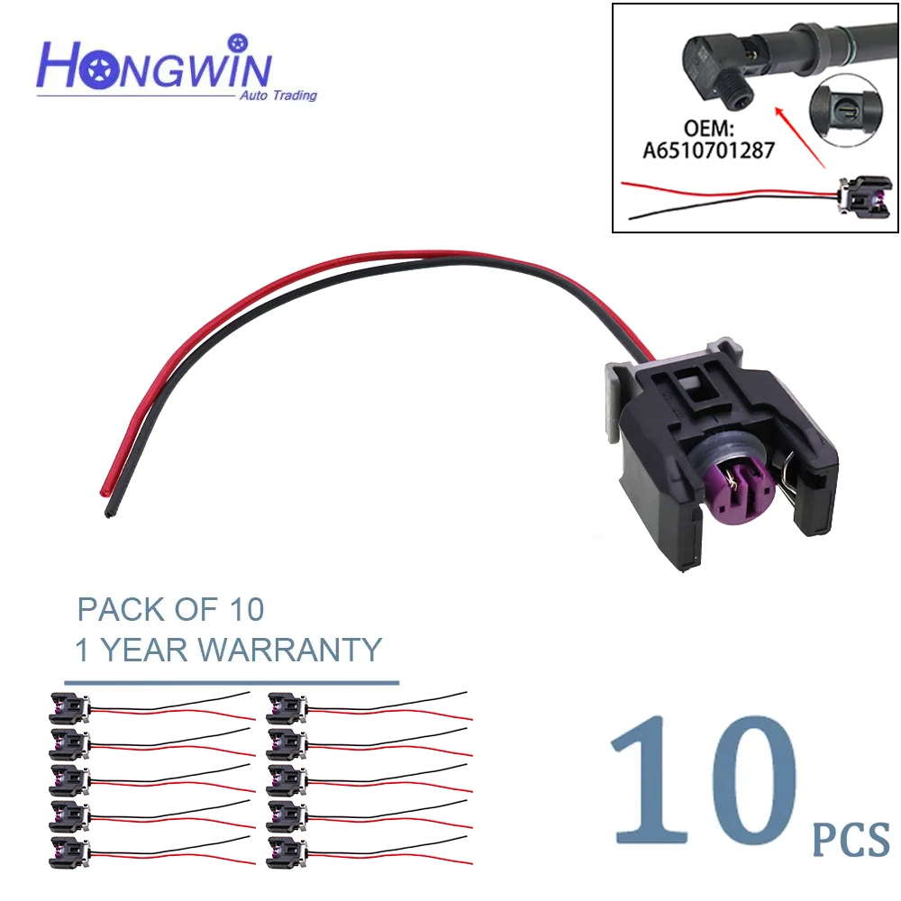 

1/10 шт. универсальный разъем для топливной форсунки A6510701287 для Mercedes-Benz C-CLASSE W204 C 220 CDI C-CLASSE Coupe C204 C 220