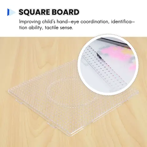 4шт ABC Clear 145x145 мм Квадратная большая доска Pegboards для Hama Fuse Perler из бисера