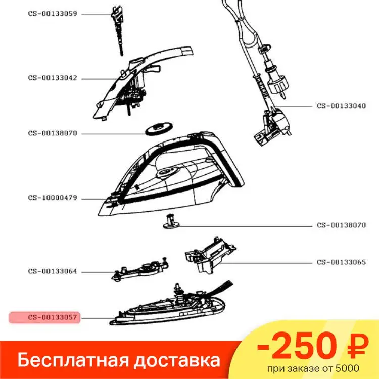 Как разобрать утюг Тефаль, Филипс: пошаговая инструкция с фото