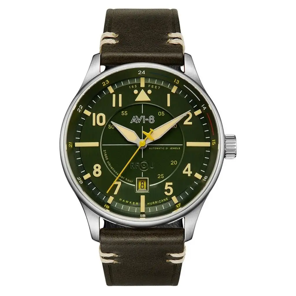 Мужские часы AVI-8 Hawker Hurricane Kent с автоподзаводом Hampshire на ...