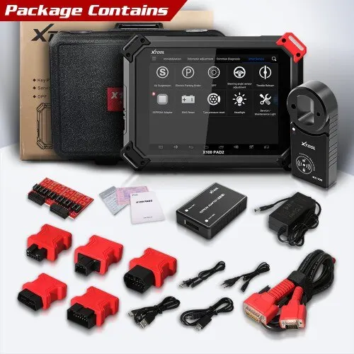 XTOOL X100 PAD2 Pro с KC100 программатором, поддержка 4го 5го IMMO ECU Reset ABS EPB OIL TPS SAS услуги сброса батареи
