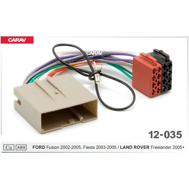 ISO-переходник для FORD Fusion 2002-2005 Fiesta 2003-2005 / LAND ROVER Freelander 2005+ CARAV 12-035 |