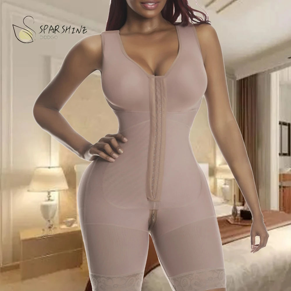 Faja Colombiana Mujer High Compression Fajas Skims Panties Girdle with Closure Colombian Hourglass Girdle